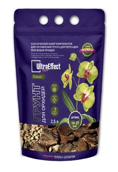 Грунт для орхидей UltraEffect Plus Classic - Optimal 19-37mm 2,5 литра