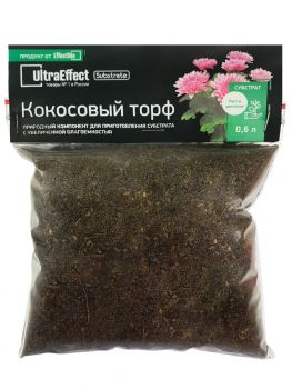 КОКОСОВЫЙ ТОРФ UltraEffect 0,6 литра (Универсальный субстрат BioLine) 